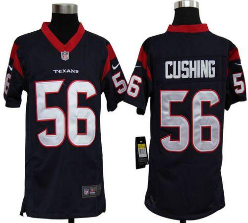 Nike youths NFL Game Jerseys Houston Texans 56 Brian Cushing Navy Blue Team Color